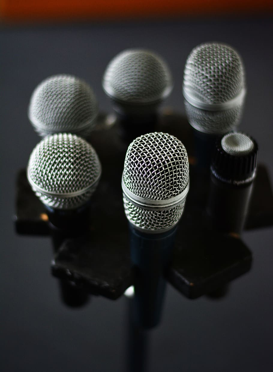 mikrofon, mikro, dudukan mikrofon, karaoke, suara, audio, volume, mikropon, alat input, dalam ruangan
