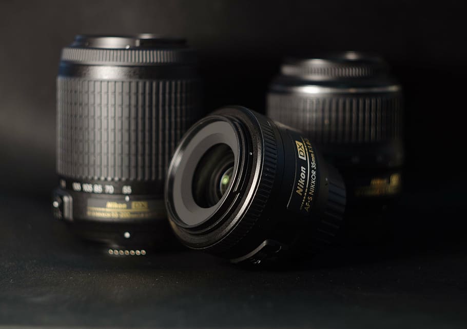 lenses, nikon, sharpness, light, telephoto lens, fix, 35 mm, 18-55 mm, 70-200 mm, camera - Photographic Equipment