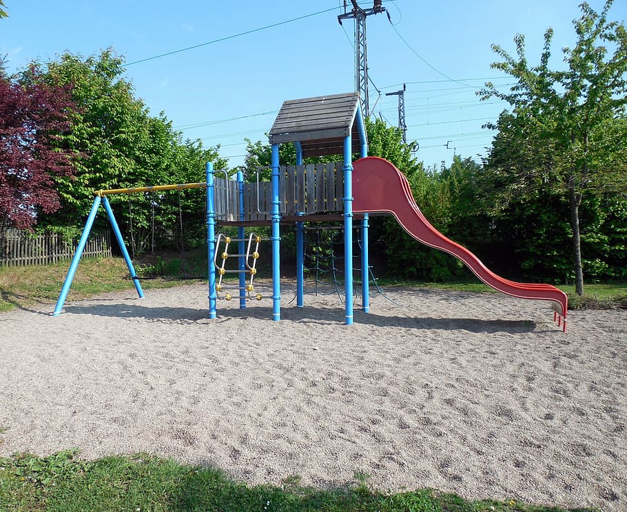 playground, game device, slide, fun, children's playground, play, schoolyard, outdoors, park - Man Made Space, playing