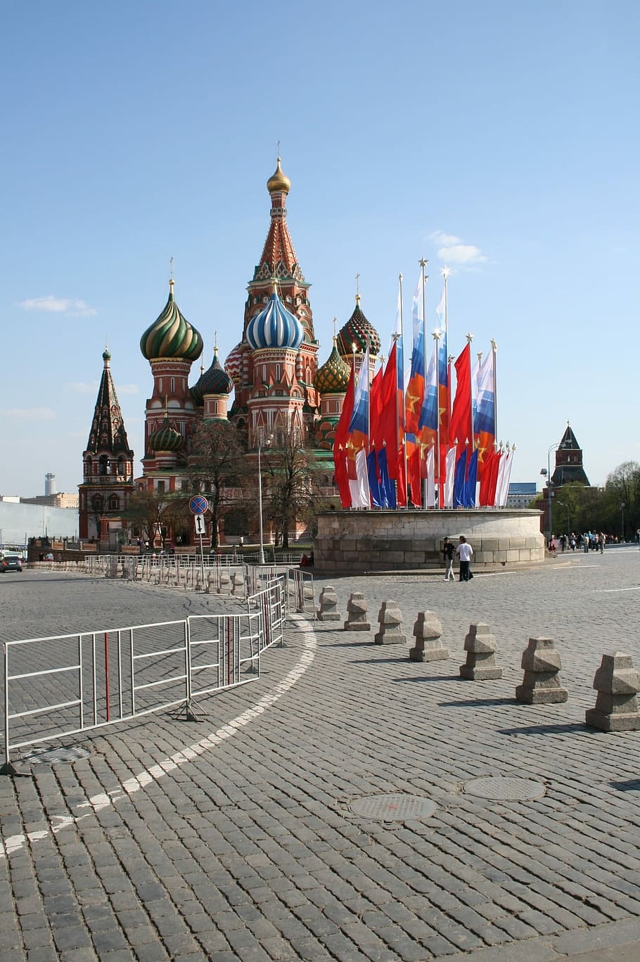 lobnoe mesto podium, Tsar, Platform, Lobnoe Mesto, Podium, platform tsar, bendera, paving, square merah, katedral st basil