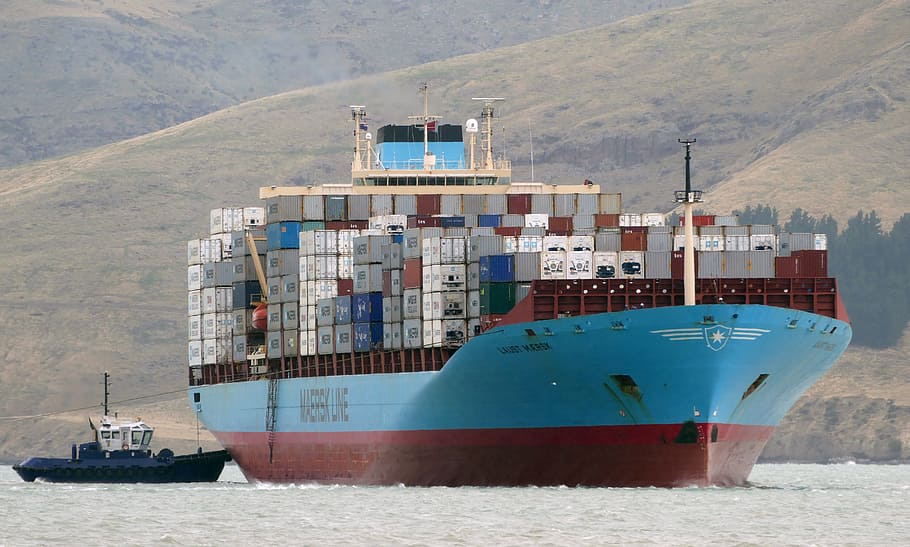 MAERSK, ship, carrier, nautical vessel, transportation, mode of transportation, freight transportation, shipping, industry, cargo container