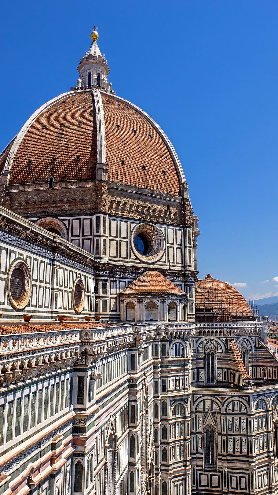 Italia, Toscana, Florencia, Duomo, techo, superior, arquitectura, estructura construida, exterior del edificio, cúpula