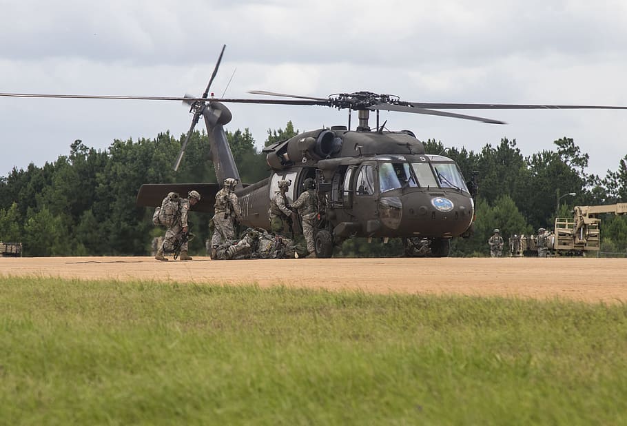 ejército estadounidense, uh-60 blakchawk, aviación, vuelo, helicóptero, avión, ejército de estados unidos, militar, fuerzas armadas, modo de transporte