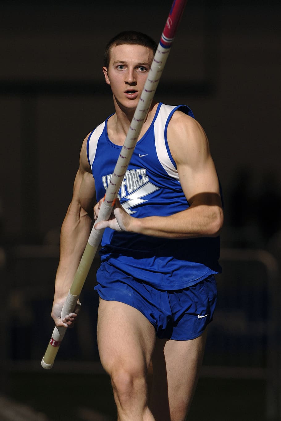 mark zuckerberg, pole vaulter, running, approach, athlete competition, jump, challenge, male, event, performance
