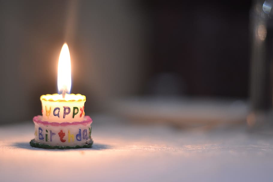 foto de lente de cambio de inclinación, cumpleaños, celebraciones de cumpleaños, feliz cumpleaños, Vela, celebración, fuego, llama, quema, iluminado