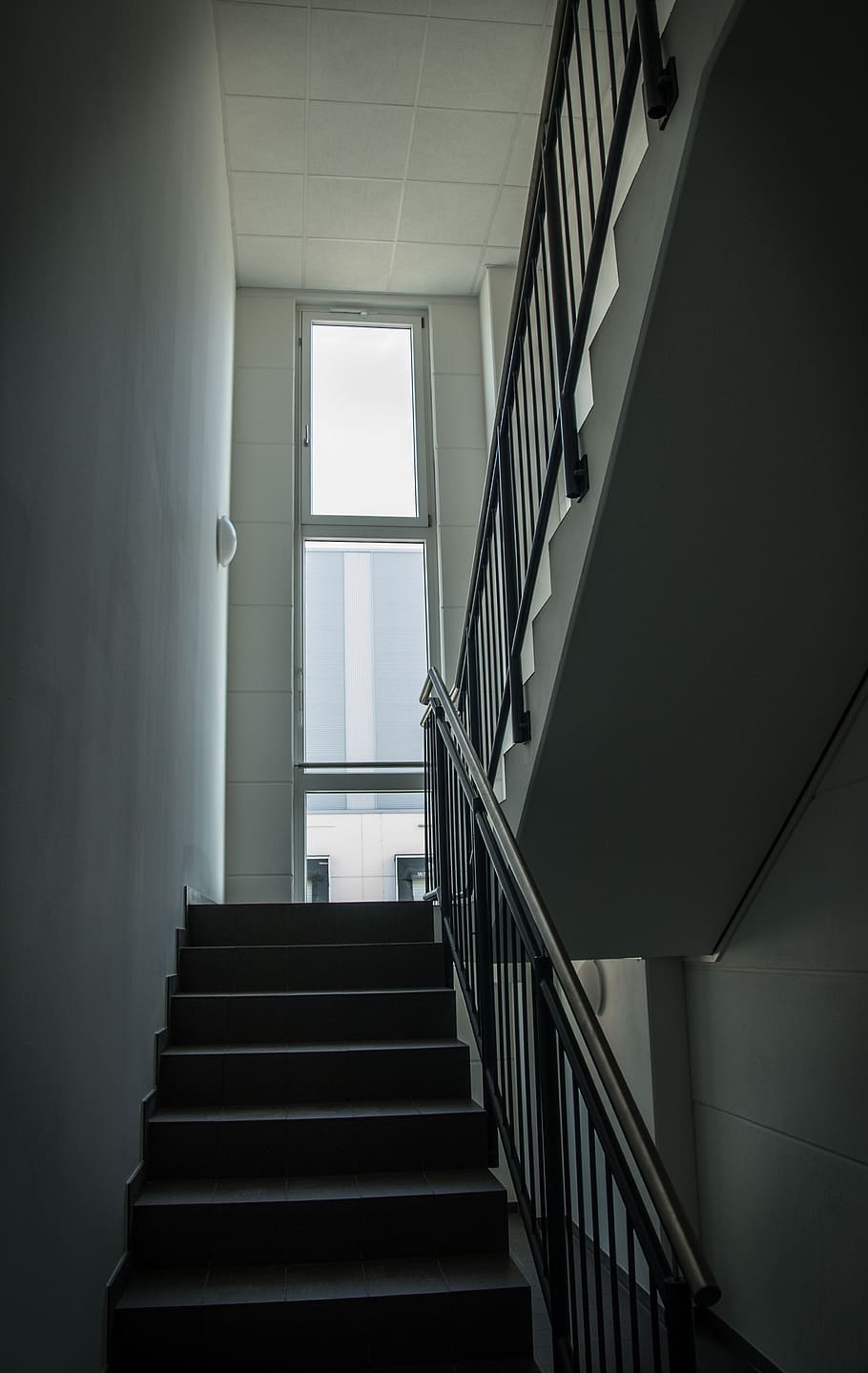 Escalera Barandilla Arquitectura Escaleras Gradualmente Emergencia Edificio Interior Diseno De Interiores Moderno Pxfuel