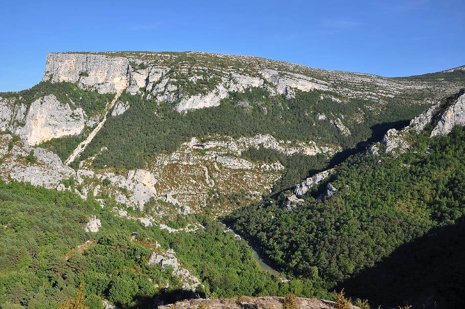 gorges du verdon, river, gorges, france, verdon, landscape, green, water, south of france, provence