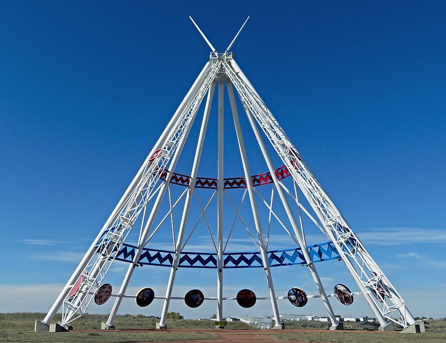 tee-pee, tee kencing, asli, tenda, Indian, asli amerika, negara pertama, Kanada, alberta, warna-warni