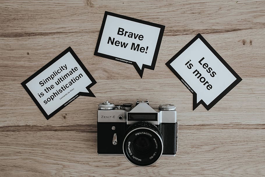 cards, inspirational, quotes, black, camera, Little, photography, paper, motto, camera - Photographic Equipment