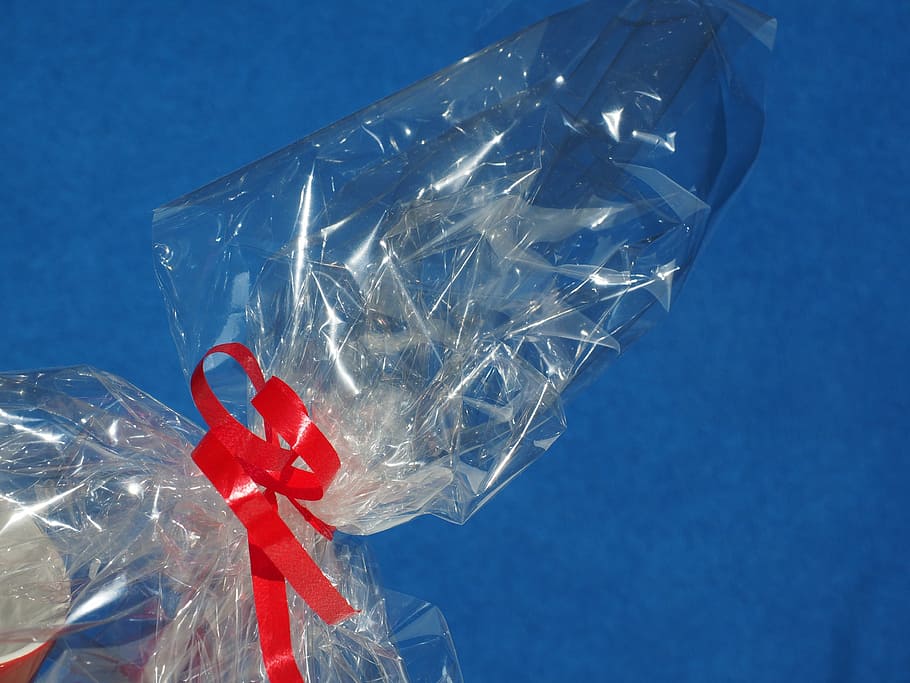 loop, cellophane, packaging, pack, gift ribbon, cellulose, cellphane, plastic, cellophangriff, crackling