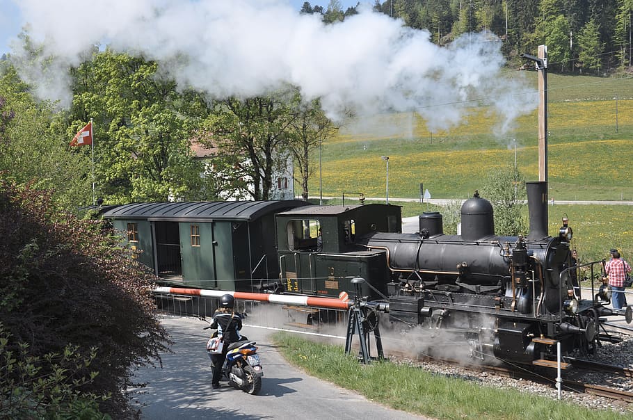 dvzo, steam locomotive, steam train, neuthal, nostalgia, special crossing, steam, passenger train, cylinder steam, branch line