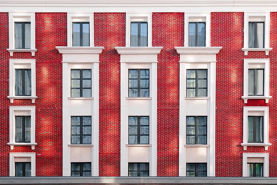 red, building, architecture, russia, city, tourism, house, the façade of the, travel, buildings