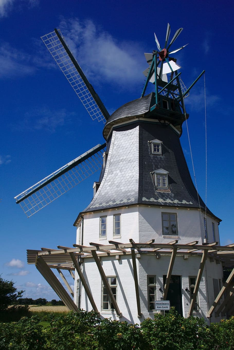 Windmill, Wind, Mill, Old, sky, wind, mill, traditional, wooden, friesland, architecture