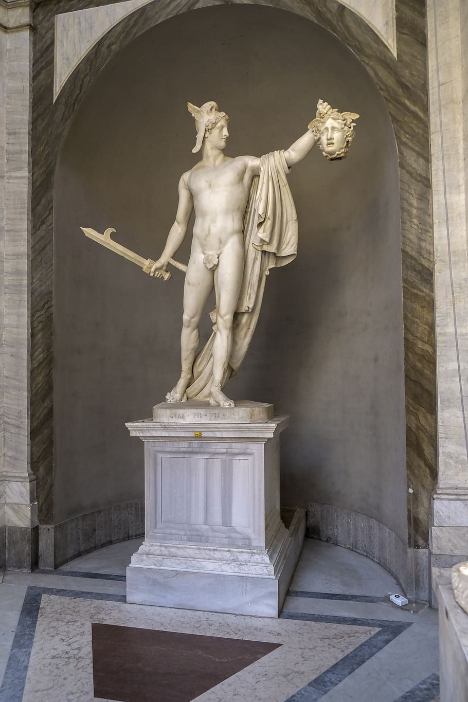 statue, vatican museum, rome, sculpture, roman, marble, art, vatican, museum, italy