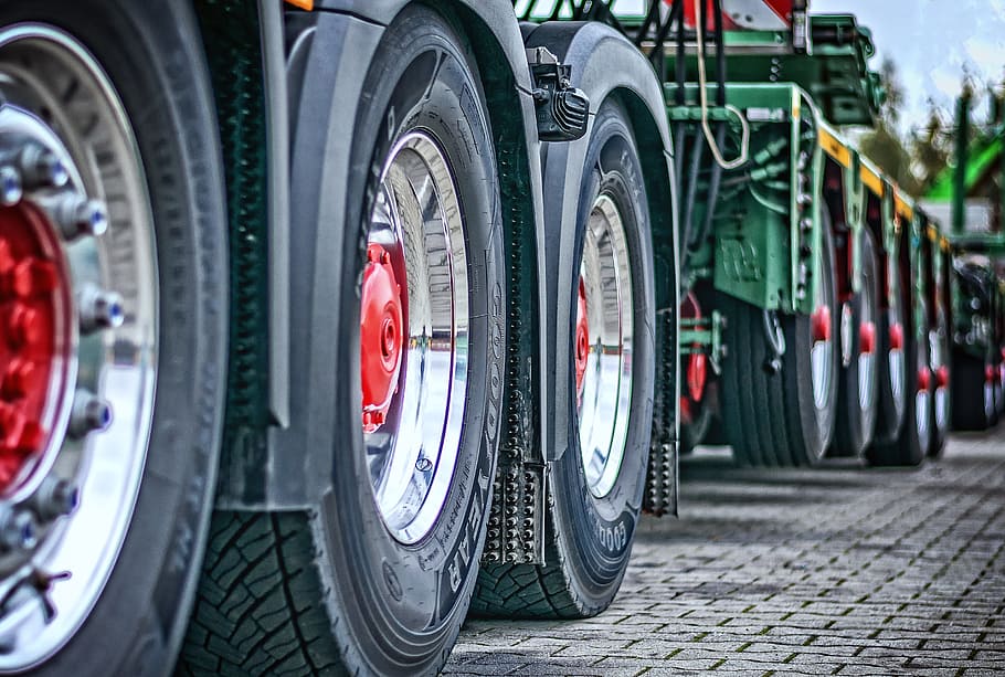 closed, photography, trailer wheels, truck, heavy duty, tractor, transport, traffic, special transport, wheels