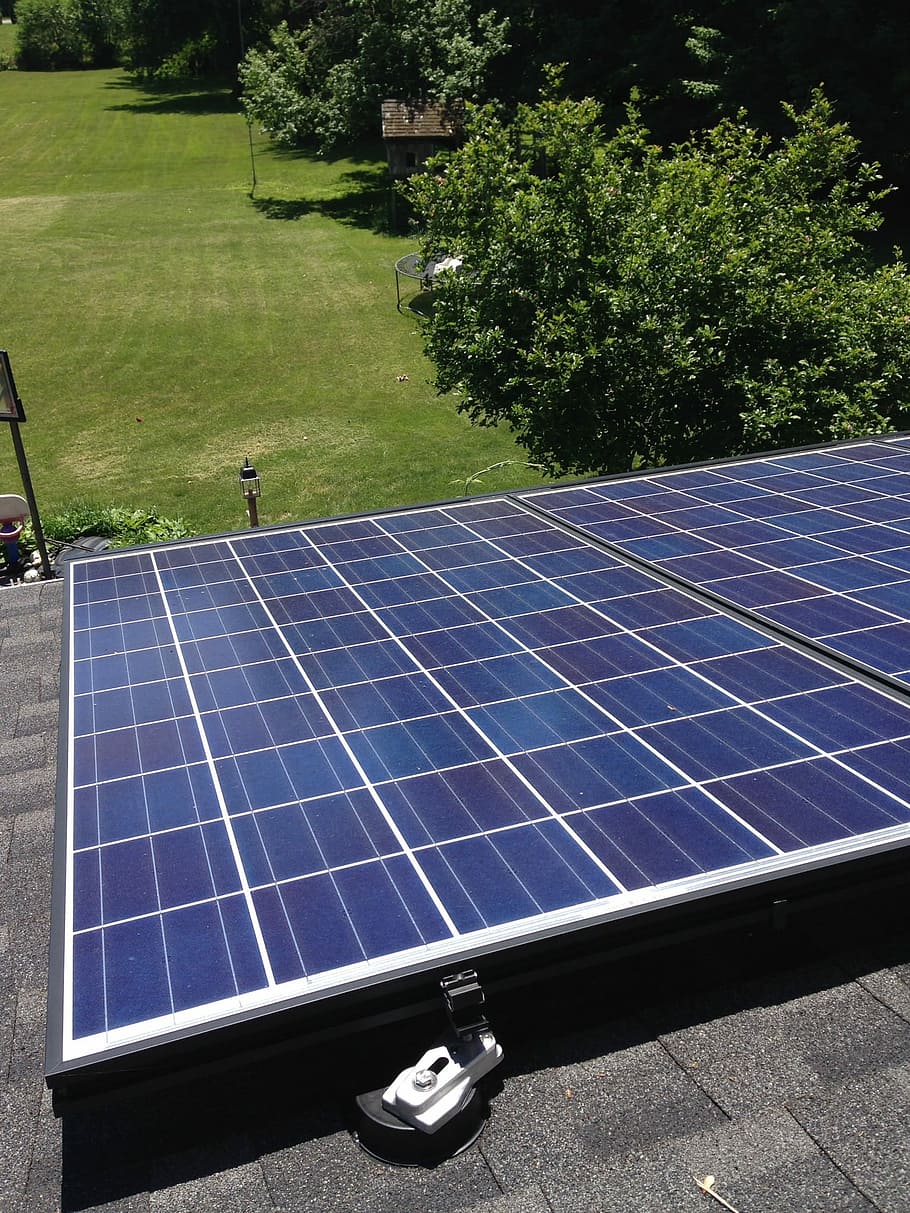 solar, panel, house roof, Solar Panel, Roof, Energy, Alternative, power, electricity, renewable