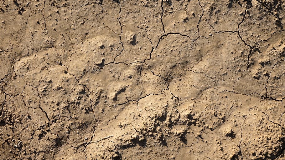 亀裂茶色の土壌, 背景, テクスチャ, 亀裂, 土壌, 地面, 干ばつ, 泥, デザイン, レイヤー
