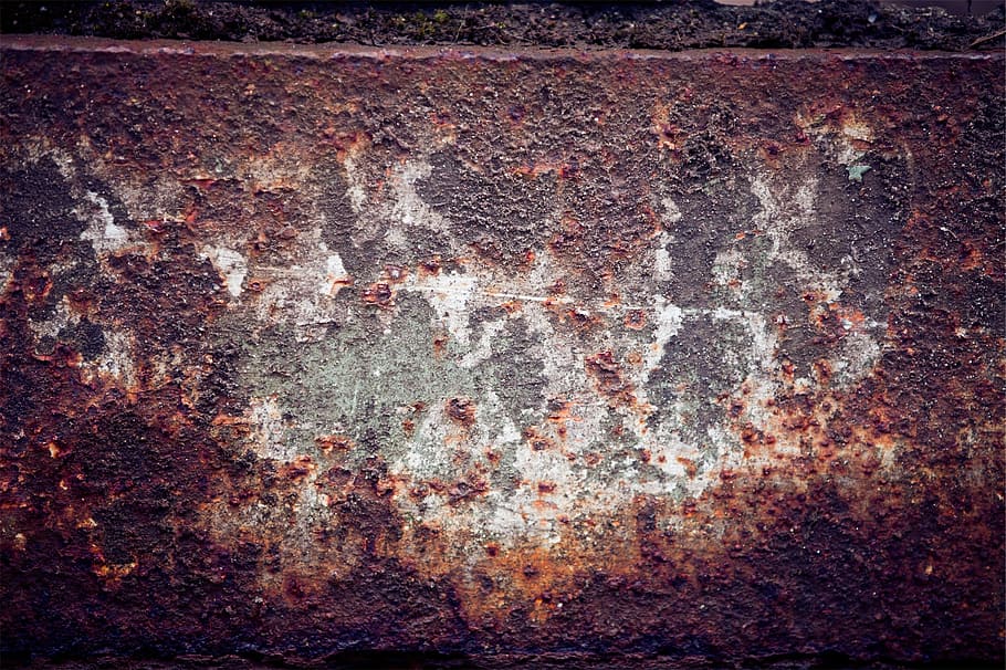 red, gray, rusted, surface, digital, wallpaper, black, brown, rusty, wall