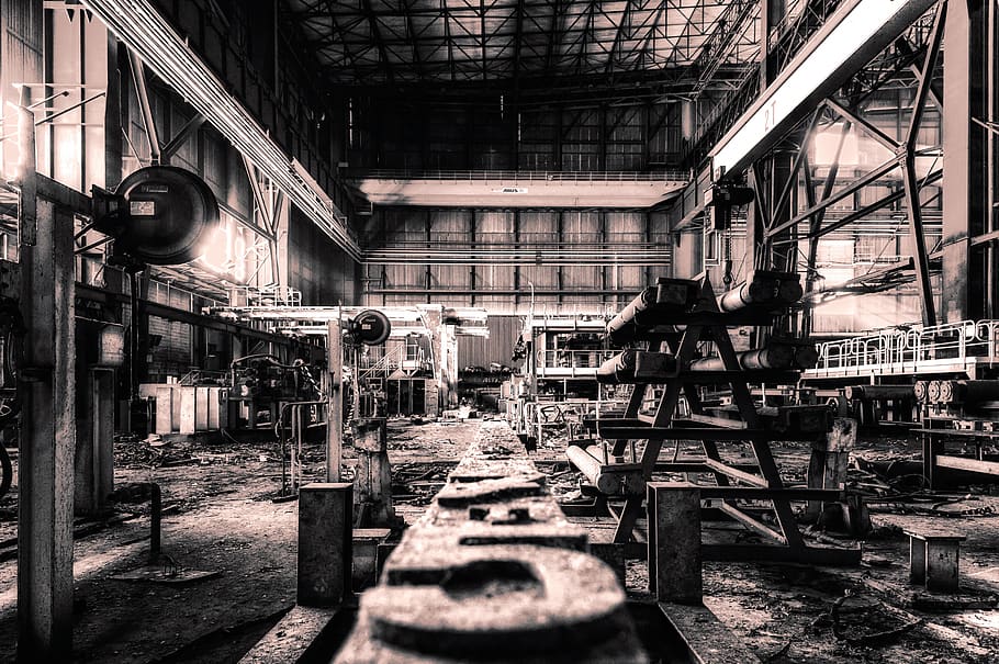factory, industry, pfor, factory building, industrial building, break up, abandoned, old, past, transience - Pxfuel