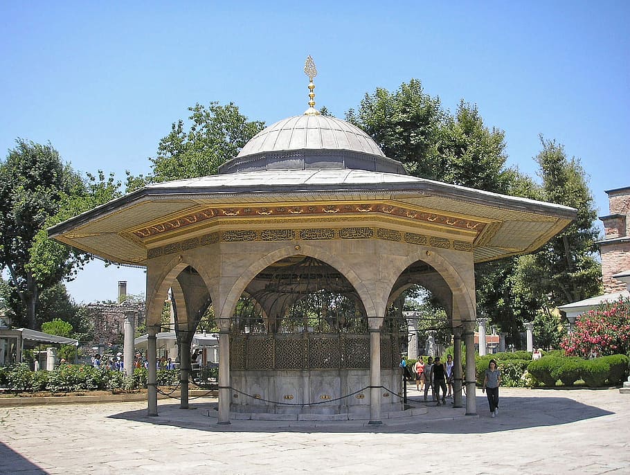 abluções rituais, Fonte, Istambul, Turquia, arquitetura, construção, fotos, domínio público, islão, mesquita