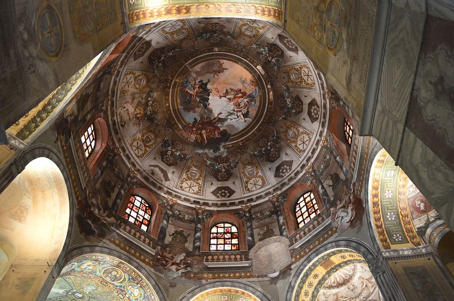 Ravenna, Basilica, Church, san vital, indoors, architecture, built  structure, day, close-up, place of worship | Pxfuel