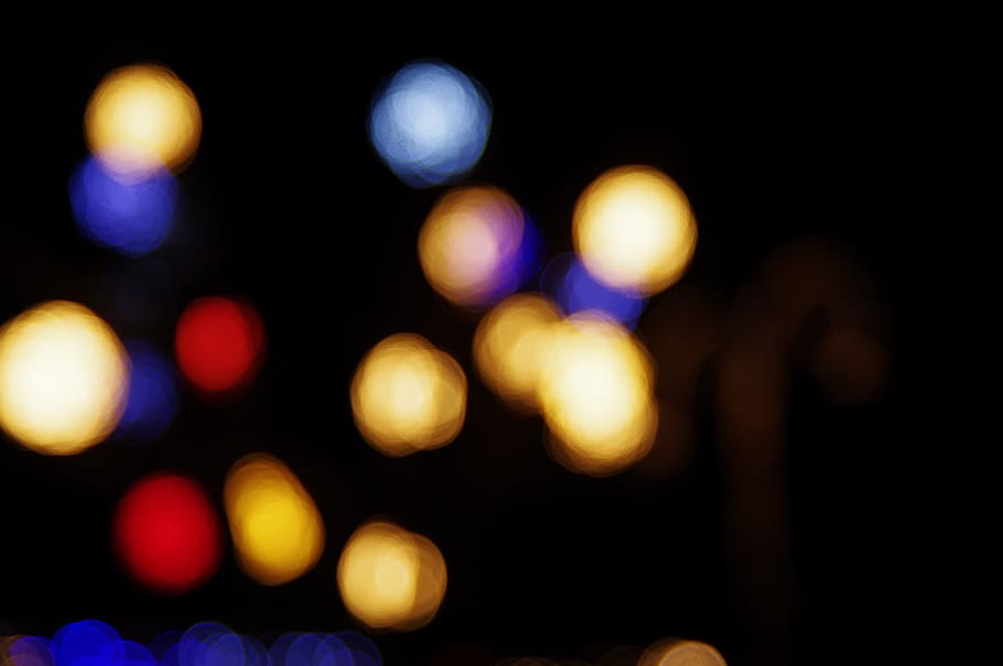 Night View, Travel, Wallpapers, Bokeh, background, defocused, night, abstract, backgrounds, spotted