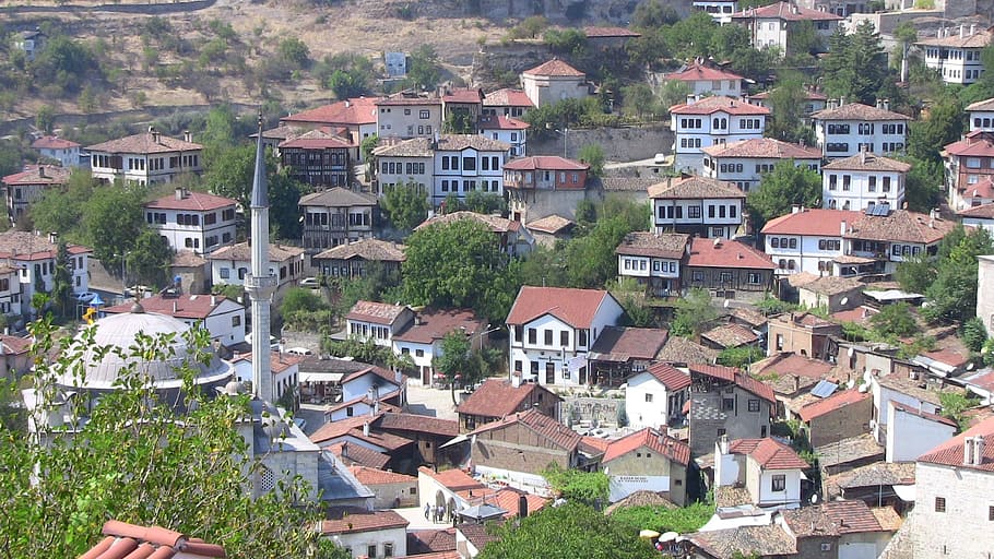 safranbolu city, houses, cityscape, historical, building exterior, architecture, built structure, building, residential district, city