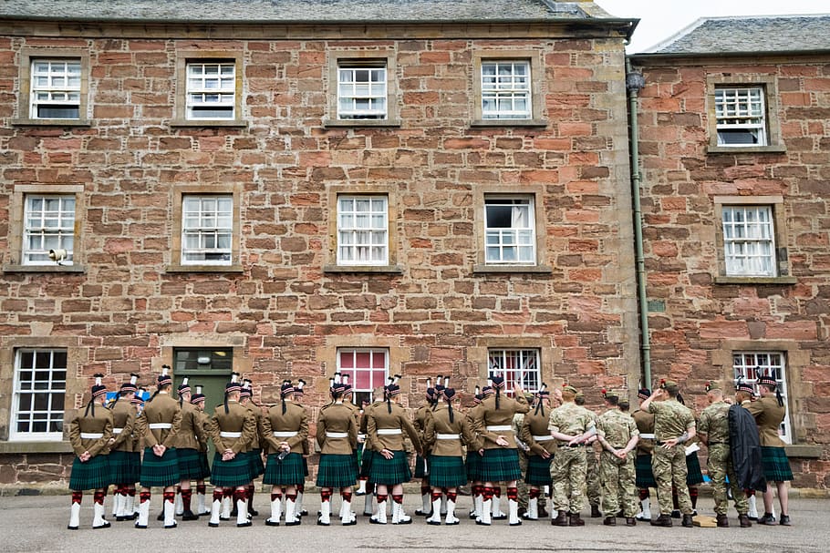 banding, skotlandia, benteng george, barak, benteng, militer, tentara, bangunan eksterior, arsitektur, struktur yang dibangun