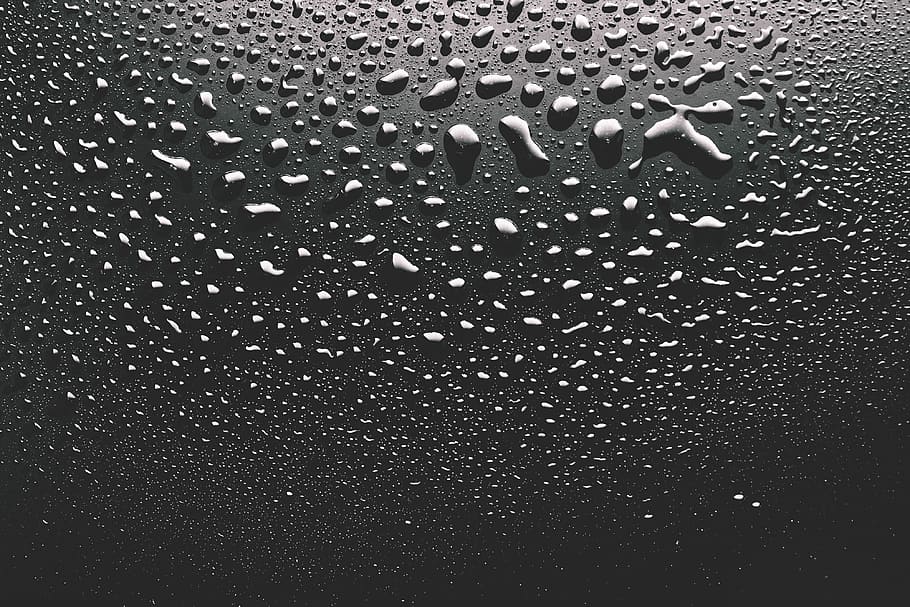 tekstur tetesan air, Air, tetesan, tekstur, abstrak, pembersihan, basah, hujan, rintik hujan, cairan