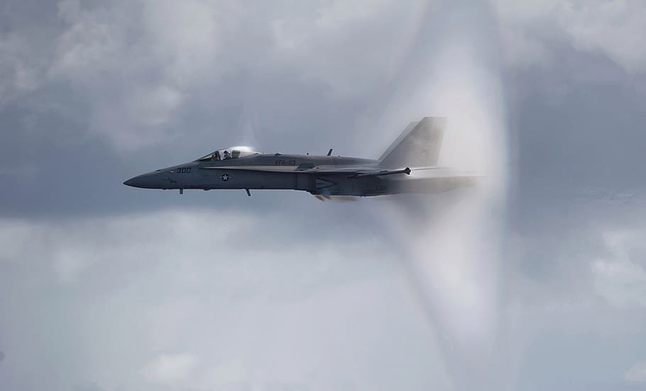 black, f1, f 1 fighter jet, flying, daytime, sound barrier, navy jet, supersonic, aircraft, government photo