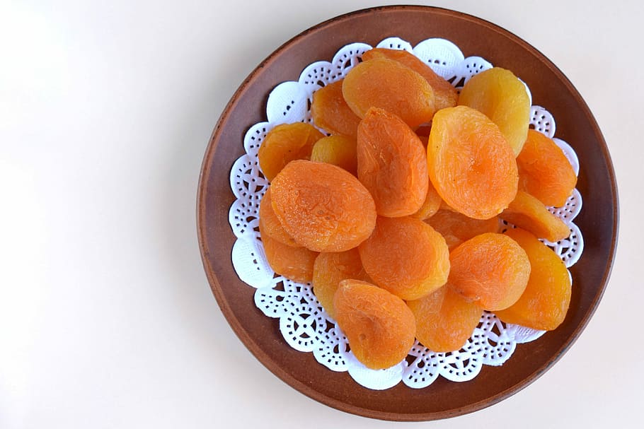 dried apricots, apricot, dried, food, dried fruits, sweet, east, orange, fruit, macro