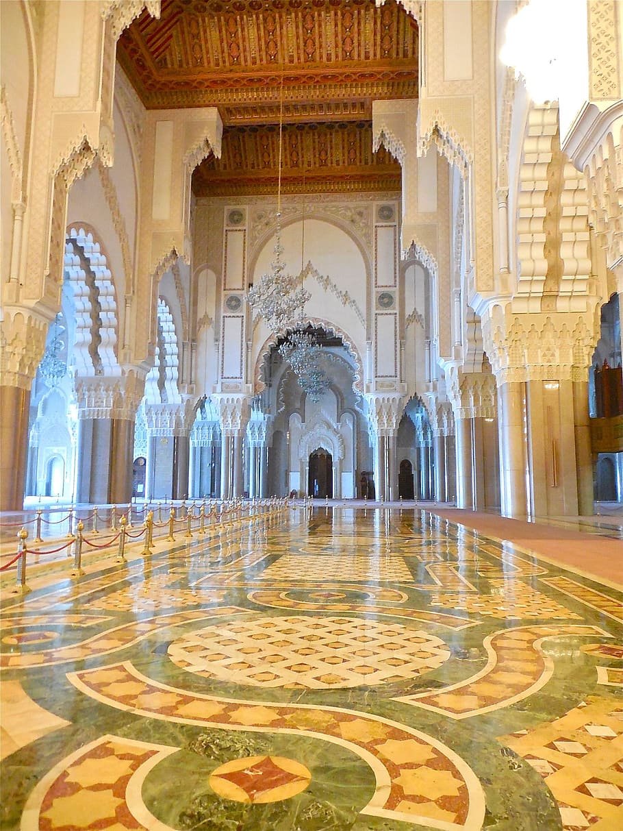 casablanca, hassan ii, mosque, morocco, hassan, architecture, islamic, islam, africa, landmark