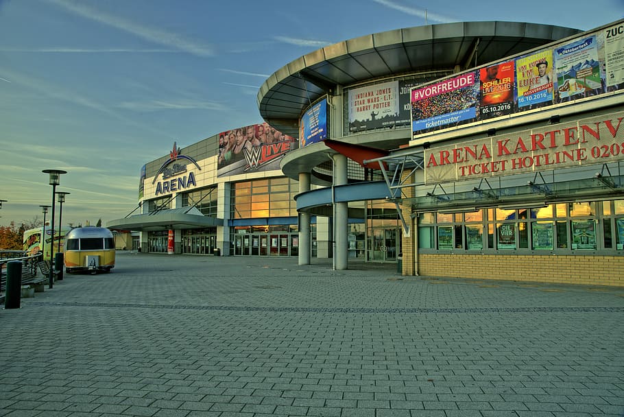 Arena, Centro, Oberhausen, hall, king, mushroom, event, concert, hdr, architecture