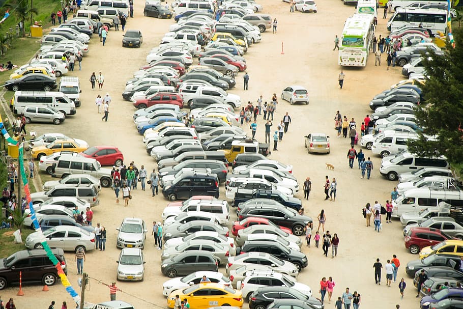 cars, parking, tumult, car, traffic, street, transportation, taxi, land Vehicle, traffic Jam