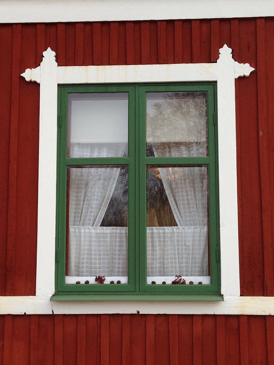 ventana, suecia, skansen, estocolmo, arquitectura, madera - Material, construcción Exterior, casa, estructura construida, exterior del edificio