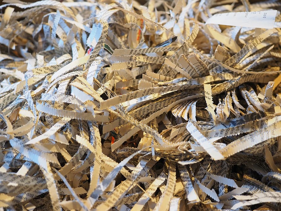shredded paper lot, shredder, crushed, paper, flakes, paper strip, shredded, shredding, stripes, cut