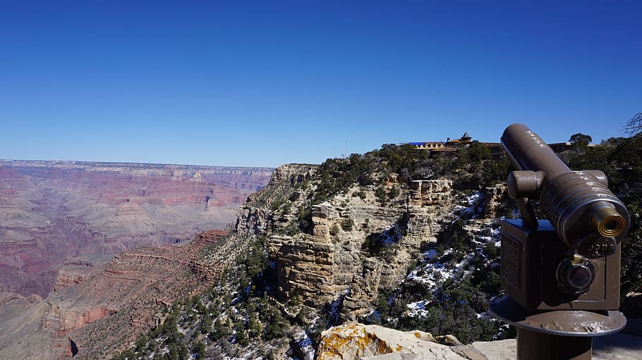 grand canyon, tourist attraction, tourism, arizona, the national park, rock, nature, sky, clear sky, history
