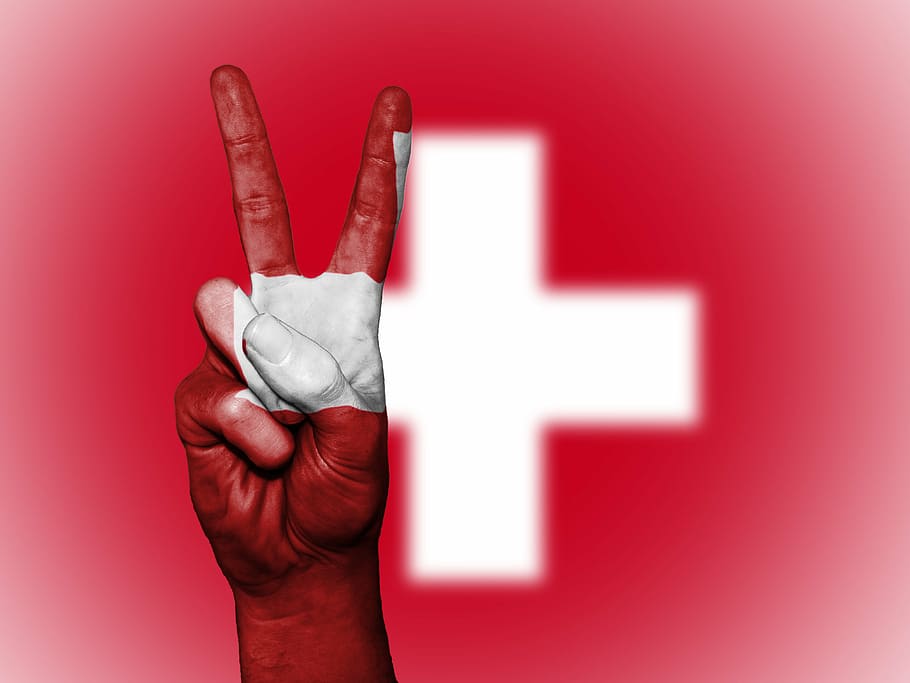 switzerland, peace, hand, nation, background, banner, colors, country, ensign, flag