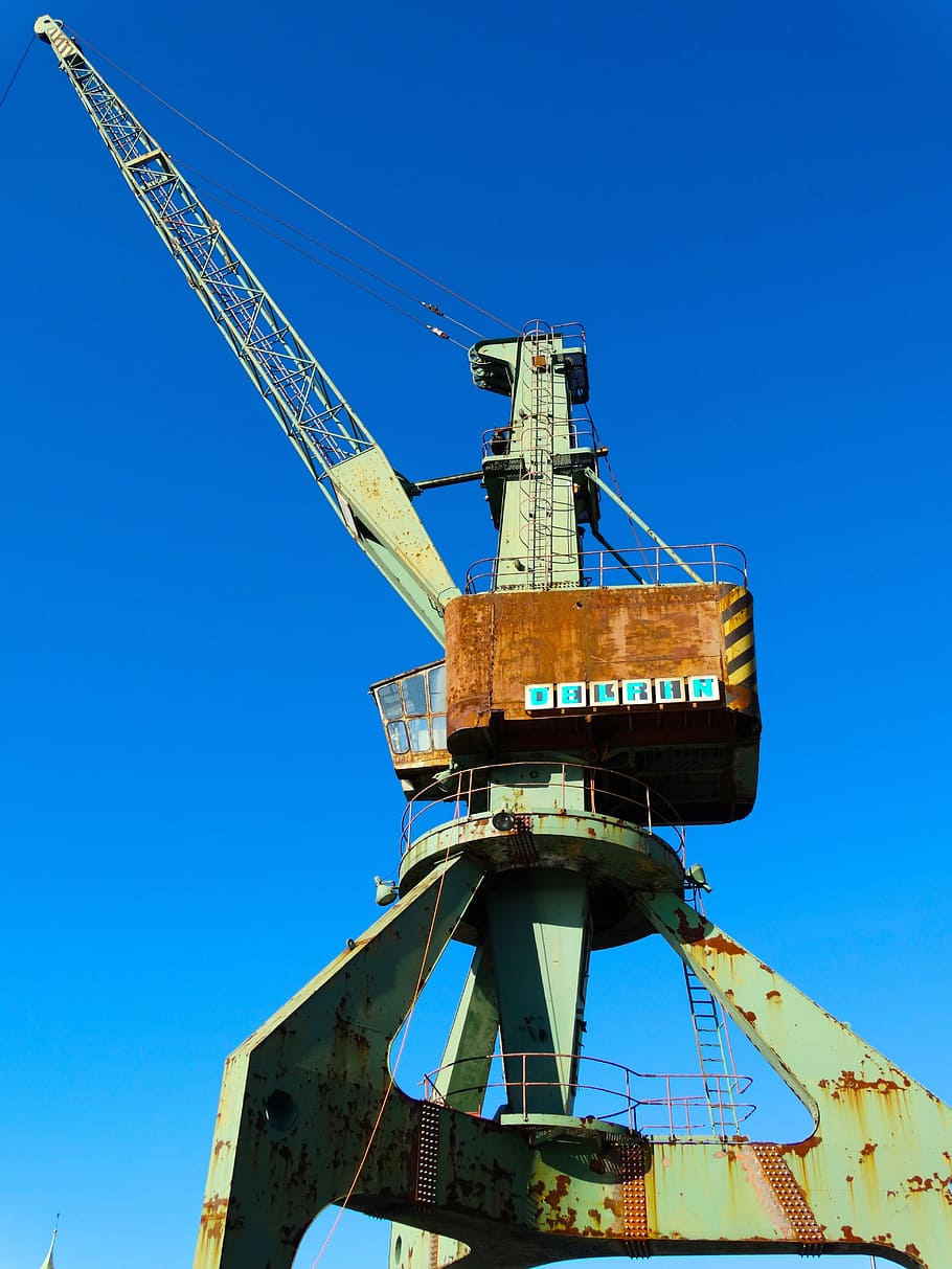 Load, Crane, Harbour, load crane, harbour crane, industry, transport, loading, crane - Construction Machinery, construction Industry