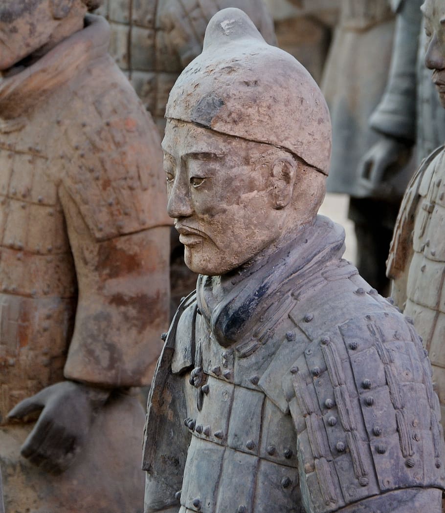Terracotta Army, China, Xi'An, Soldier, statue, buried, sculpture, famous Place, ancient, history