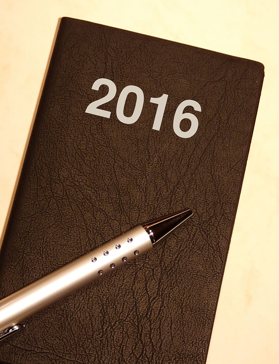 gray pen, calendar, year, date, day, appointment, dates, forward, time, planning