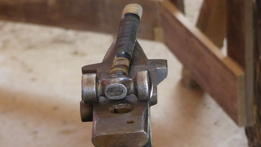 forging, smith, iron, hammer, metal, anvil, means, forge, industrialist, close-up