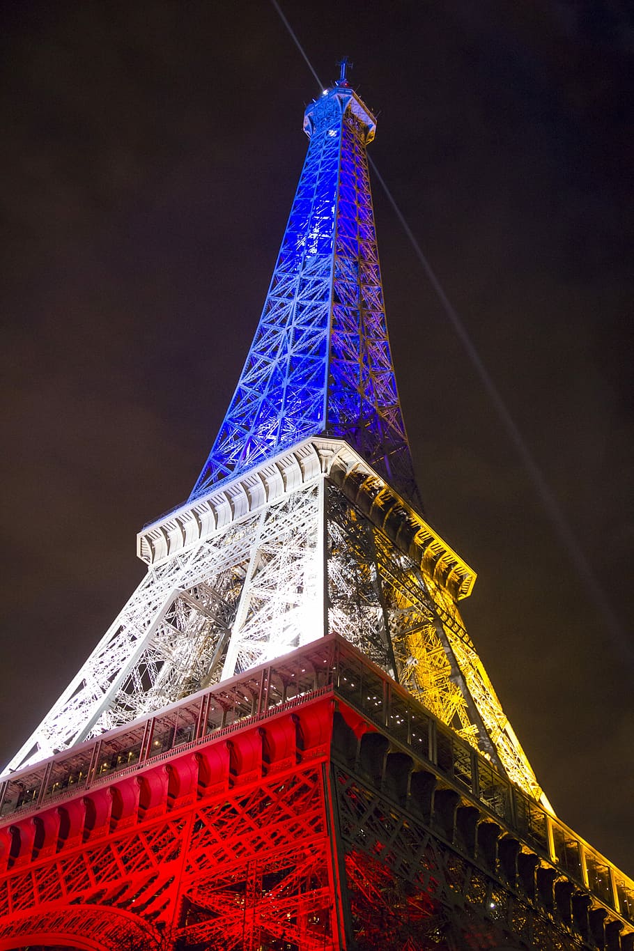 París, Francia, bandera, Torre Eiffel, Europa, francés, turismo, famoso, París Francia, torre