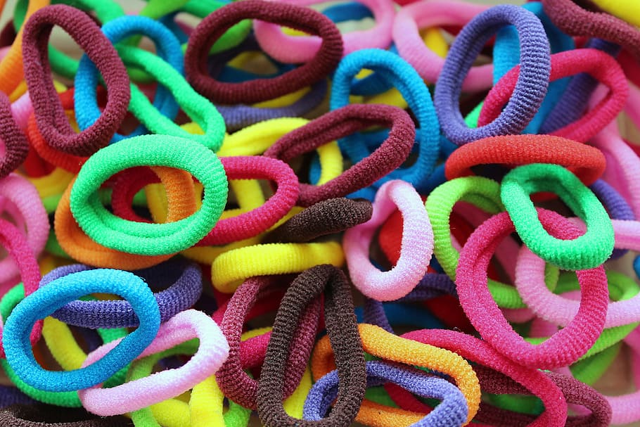 hair ties, eraser, provides, ornaments, for hair, elastic, girls, pastel, decoration, material