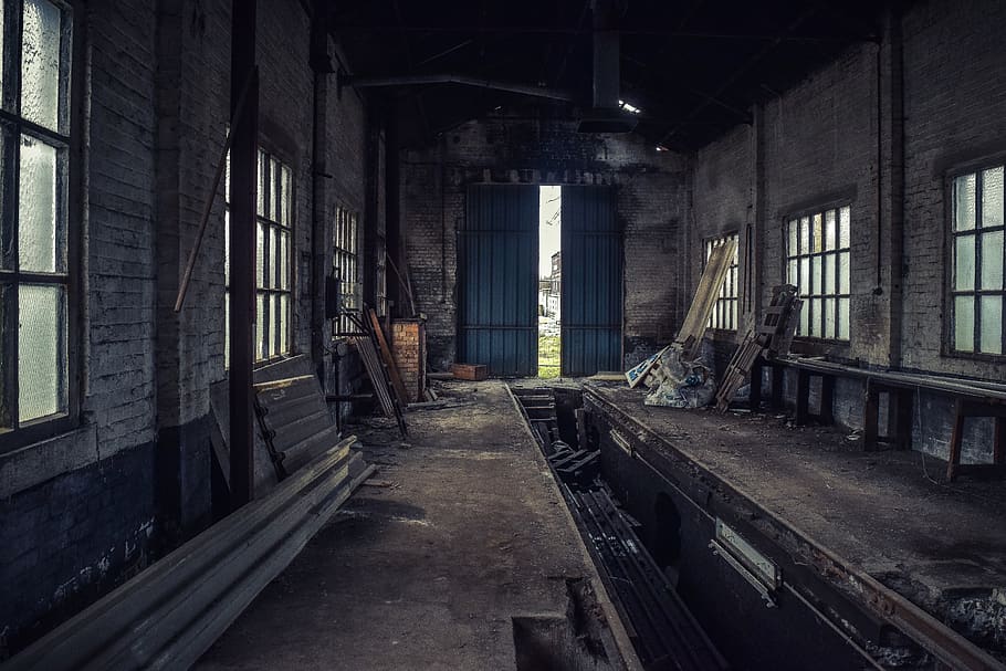 lost places, factory building, industry, factory, pfor, hall, ruin, abandoned, industrial plant, building