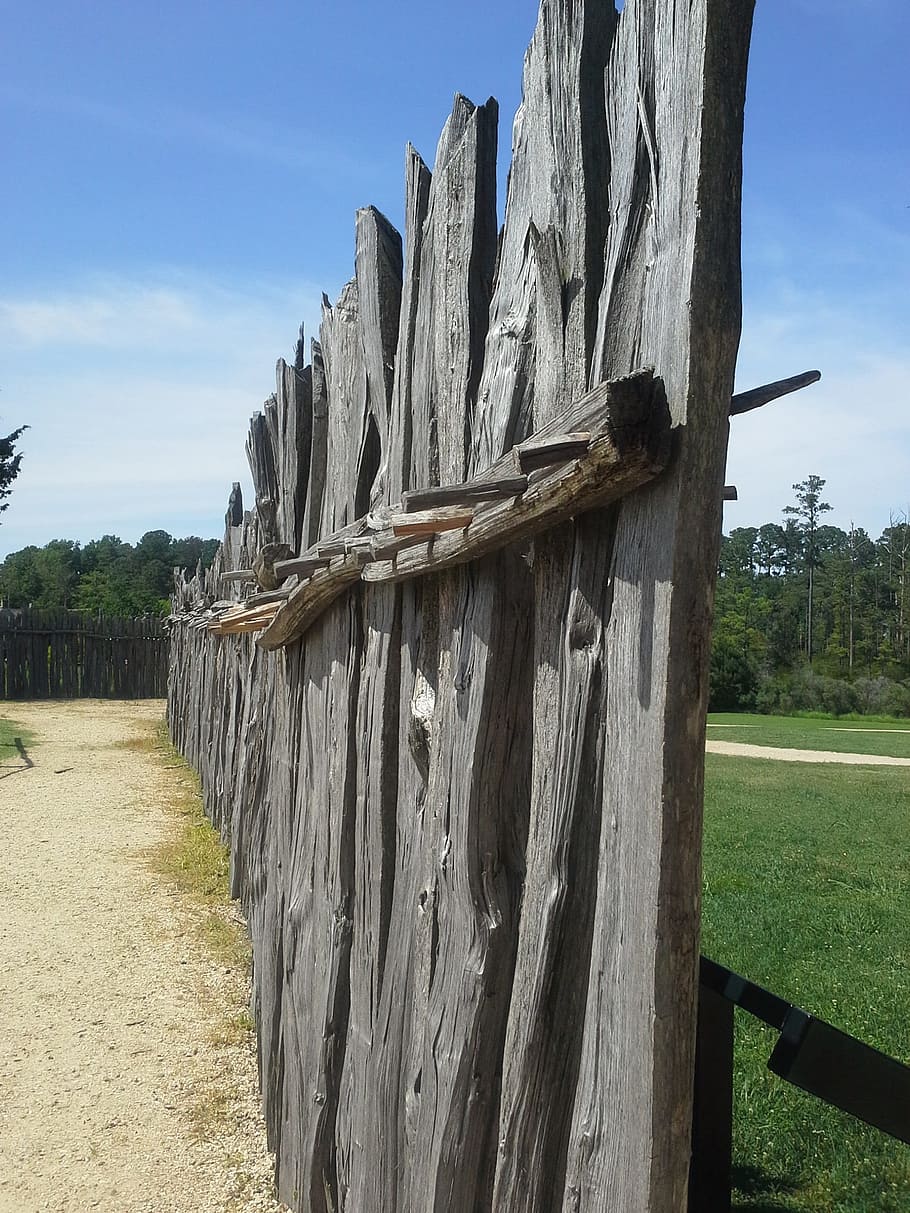Fence, Historic, Wooden, Landmark, barricade, fort, fortress, history, wood - Material, nature