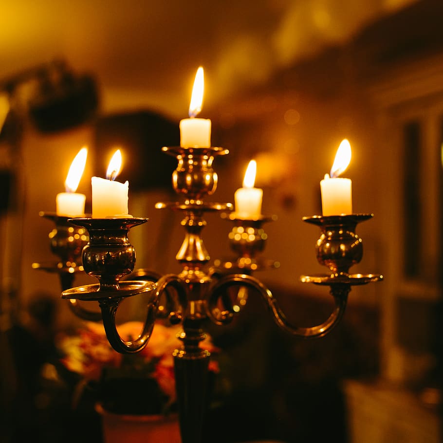 candles, light, flame, candle, wax, dark, clearance, atmosphere, fire, burning
