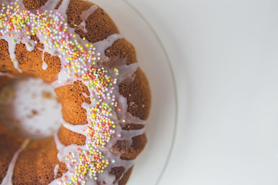 bundt cake, cake, easter, glace icing, colorful, decoration, food, sweet, sweet food, food and drink