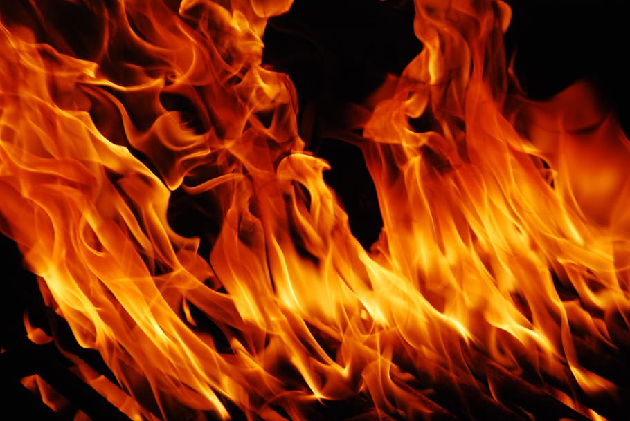 Api, Bumi, Kehidupan, Panas, api - Fenomena Alam, panas - Suhu, pembakaran, merah, inferno, kuning