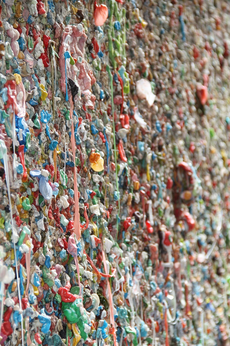 chewing gum, wall, glued, dirty, mess, texture, structure, stone, background, dirt
